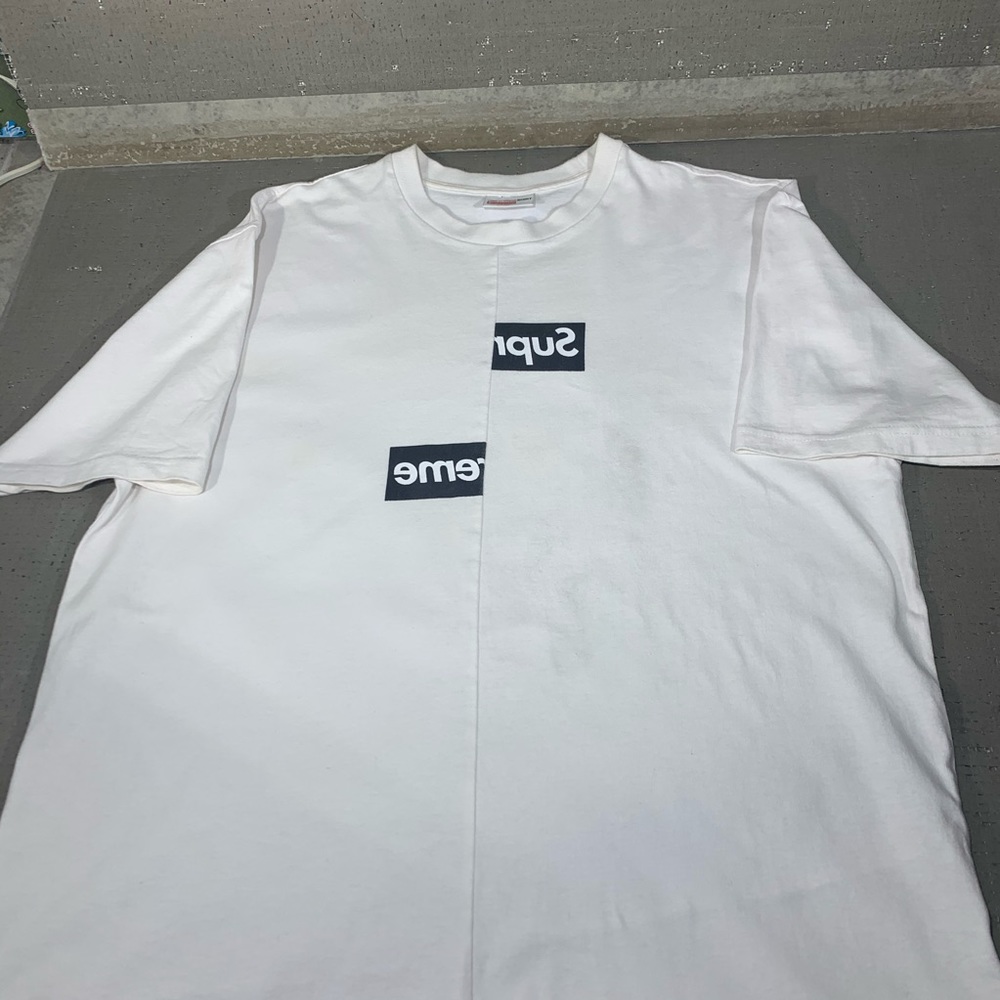 Supreme x CDG split Box logo with back logo M